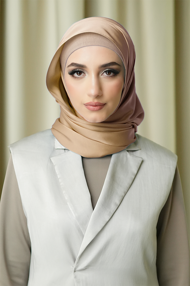 MINOR DEFECT - Aulia Hijab "Premium Satin Silk" - Royal Gold - Image 3
