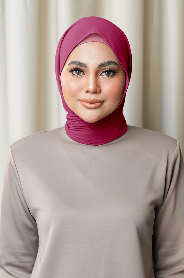 Tiara Hijab "Mini Series" - Raspberry