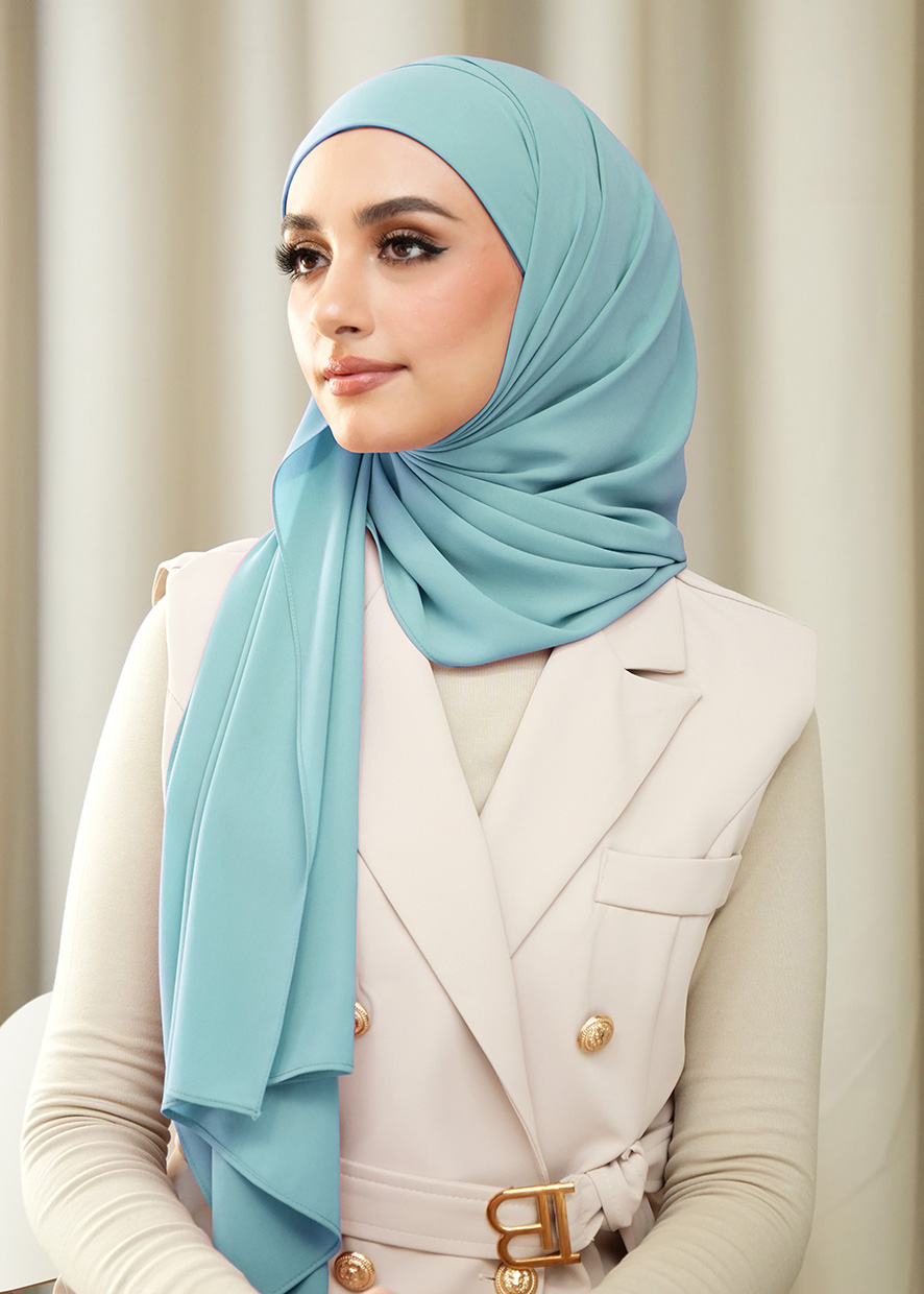 Mylia Hijab 3.0 "Premium Chiffon" - Sea Emerald