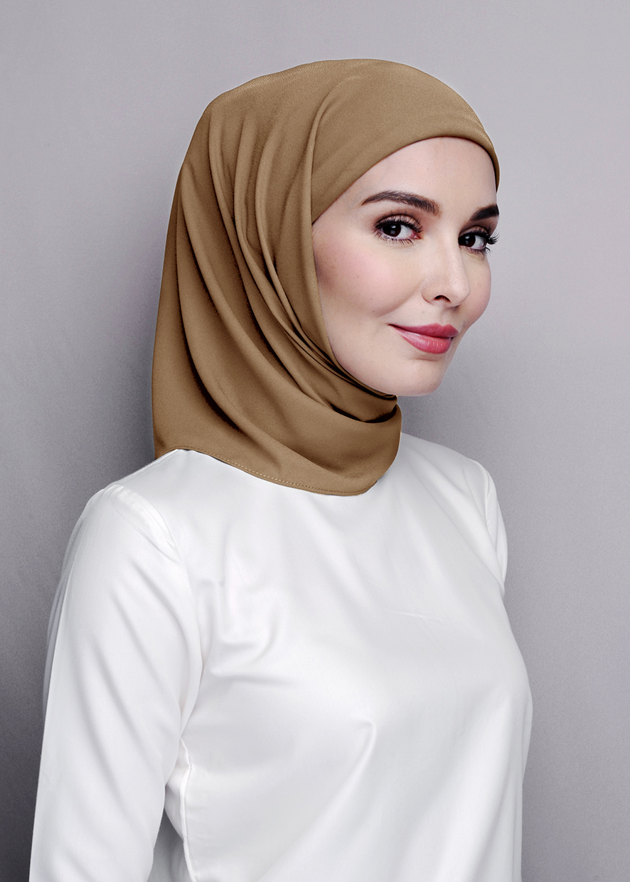 Tamara Hijab "Premium Chiffon" - Warm Chocolate
