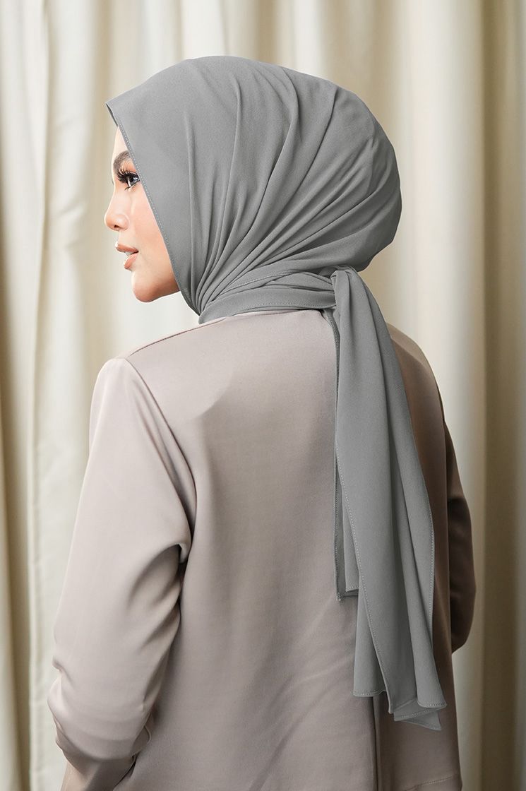 Tiara Hijab "Lite Series" - Ash Gray