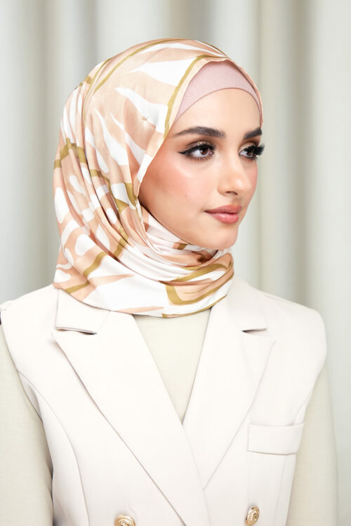 Aulia Hijab Satin "Fleur" - Rise n Shine