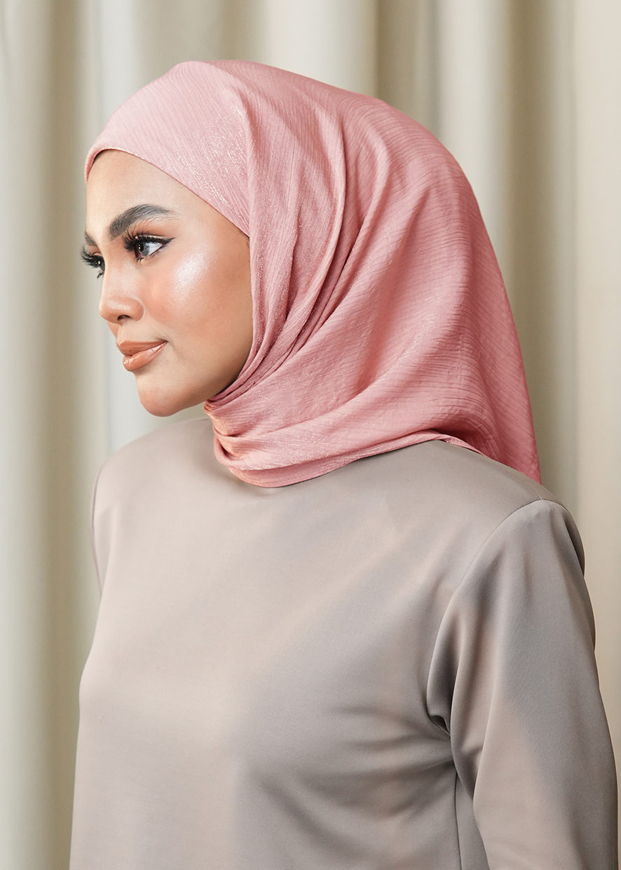 Layha Hijab Glamz  - Blush Rose