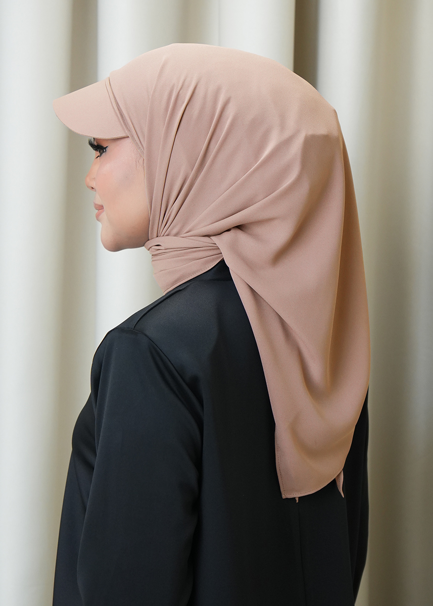 Dalima Hijab "Premium Chiffon" - Royal Ruby - Image 2