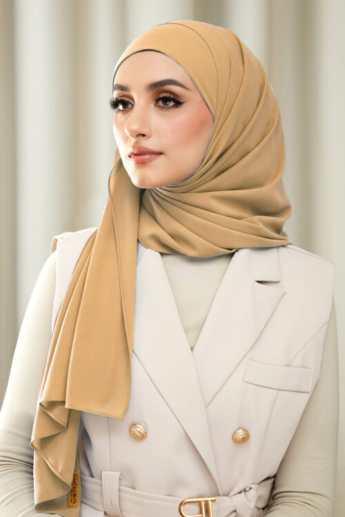 Mylia Hijab 3.0 "Chiffon" - Caramel Brown