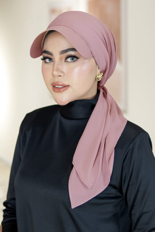 Laura Turban Cap "Active" - Rush Blush