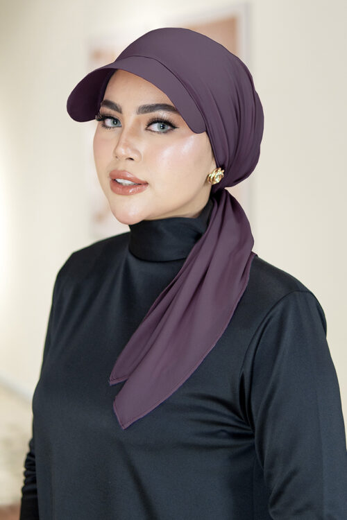 Laura Turban Cap "Active" - Urban Violet