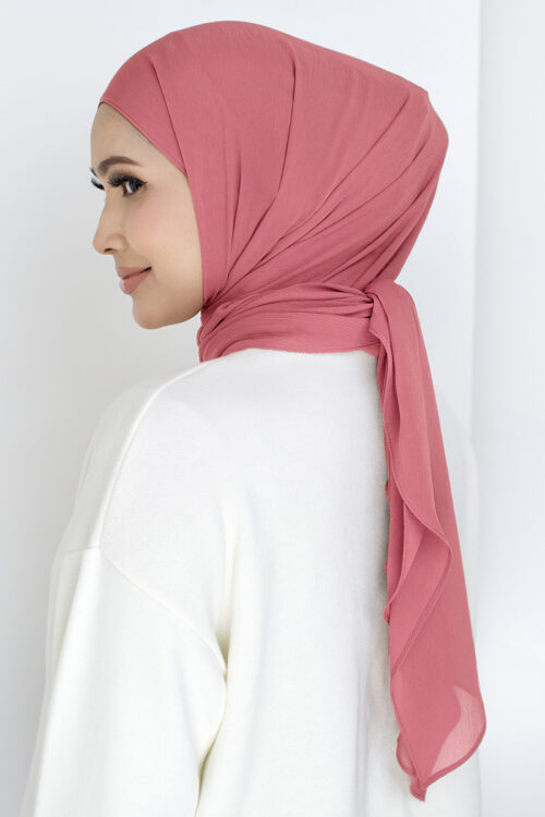 Mylia Hijab 2.0 "Chiffon" - Vintage Rose