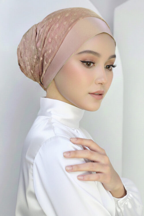 Celine Turban "Soft Tulle" - French Beige