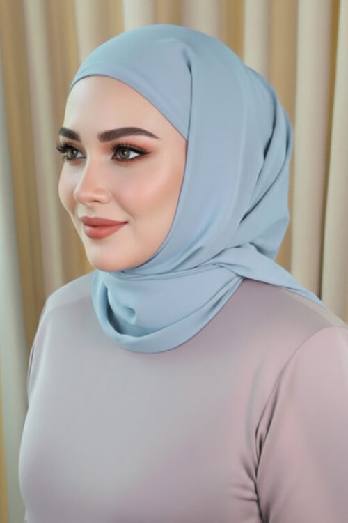 Lady Mylia Hijab "Premium Chiffon" - Airy Blue