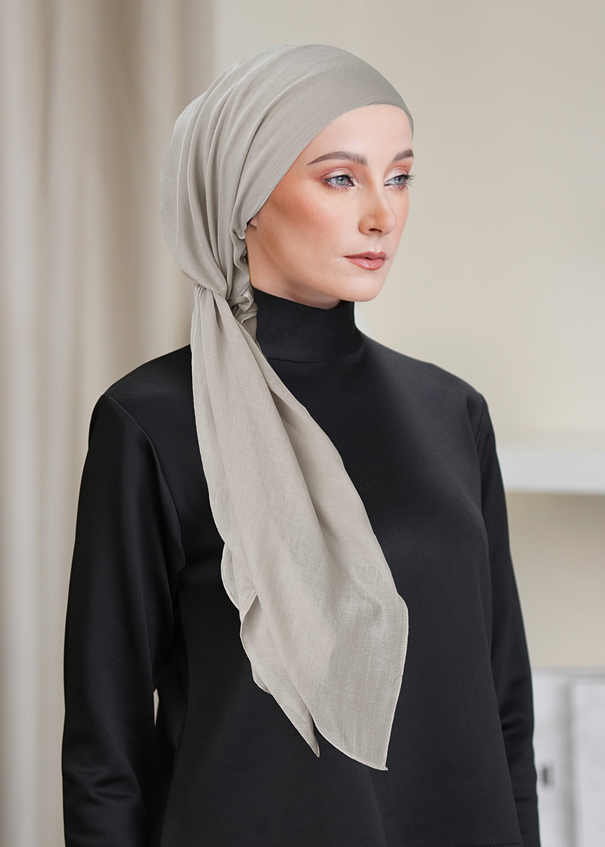 Bonita Turban "Voile Series" - Dusty Gray