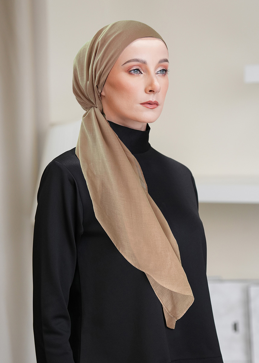 Bonita Turban "Voile Series" - Oak Brown