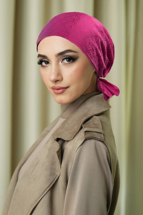 Naura Turban "Heritage" - Dark Fuchsia