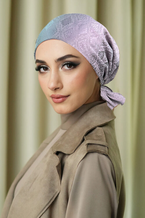 Naura Turban "Heritage" - Summer Gray