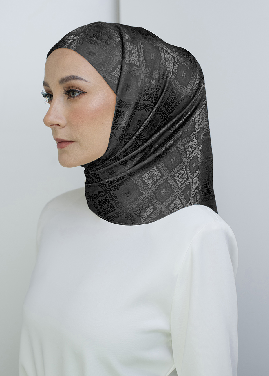 Tamara Hijab "Satin Heritage" - Heritage Black