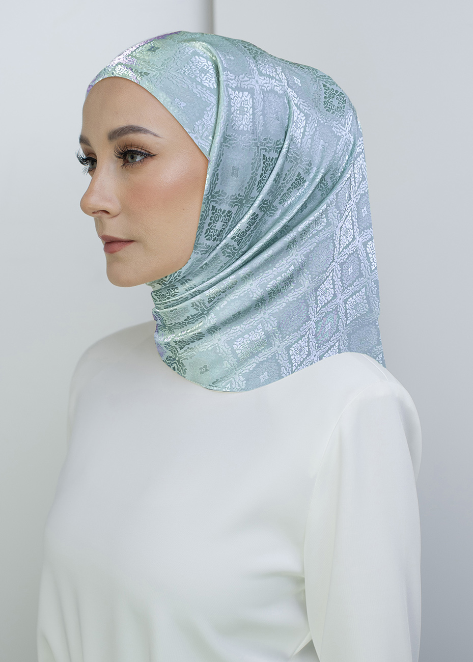 Tamara Hijab "Satin Heritage" - Heritage Blue