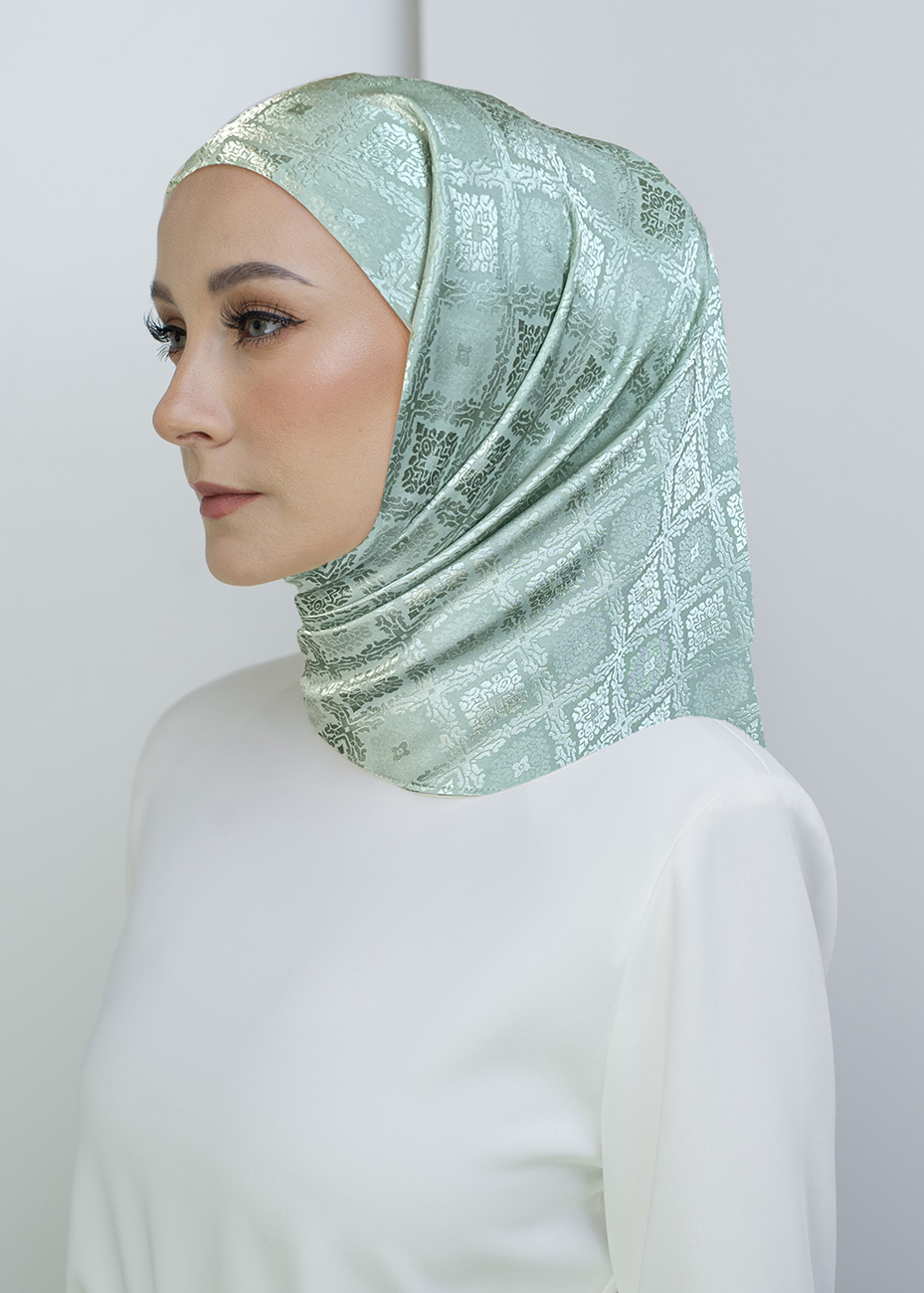 Tamara Hijab "Satin Heritage" - Heritage Mint