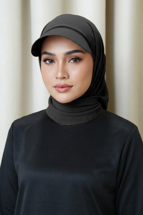 Dalima Hijab "Premium Chiffon" - Black