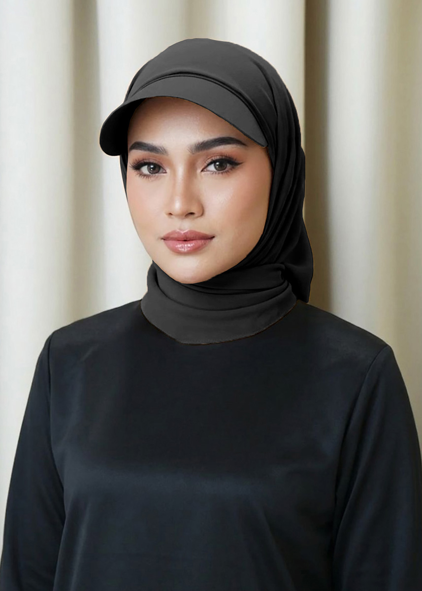 Dalima Hijab "Premium Chiffon" - Black
