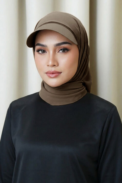 Dalima Hijab "Chiffon Crepe" - Coffee Bean