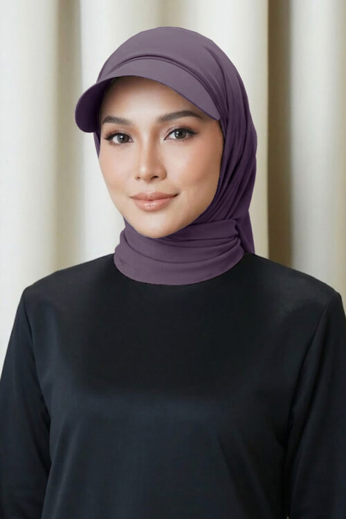 Dalima Hijab "Chiffon Crepe" - Smoked Orchid