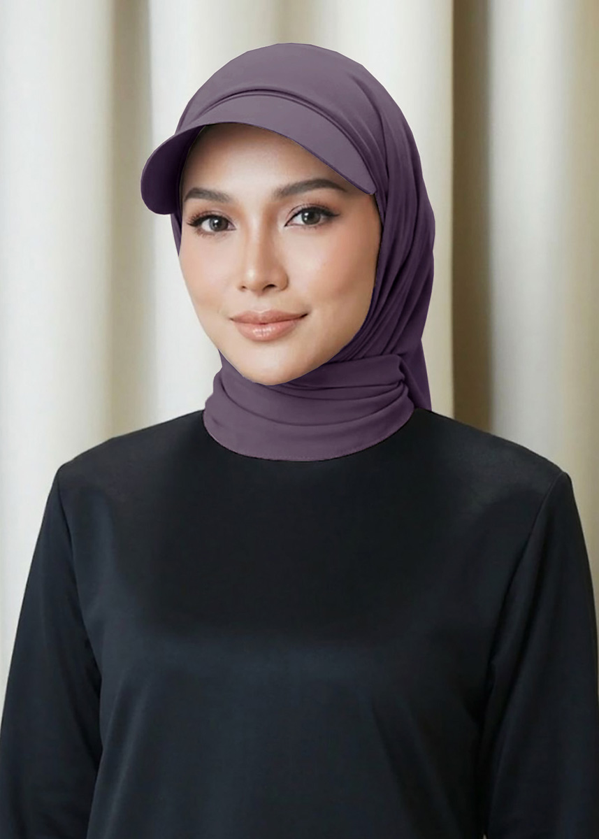 Dalima Hijab "Chiffon Crepe" - Smoked Orchid