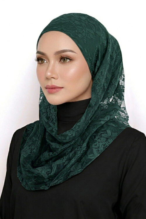 Andra Snood "Lace Edition" - Dark Green