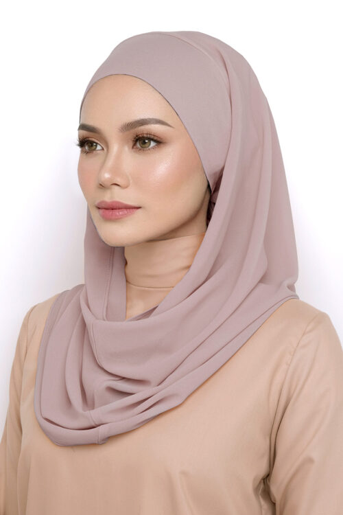 Andra Snood Turban "Lite Chiffon" - Misty Violet