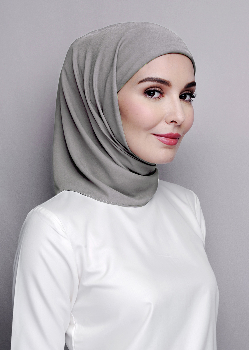 Tamara Hijab "Premium Chiffon" - Dark Smoke