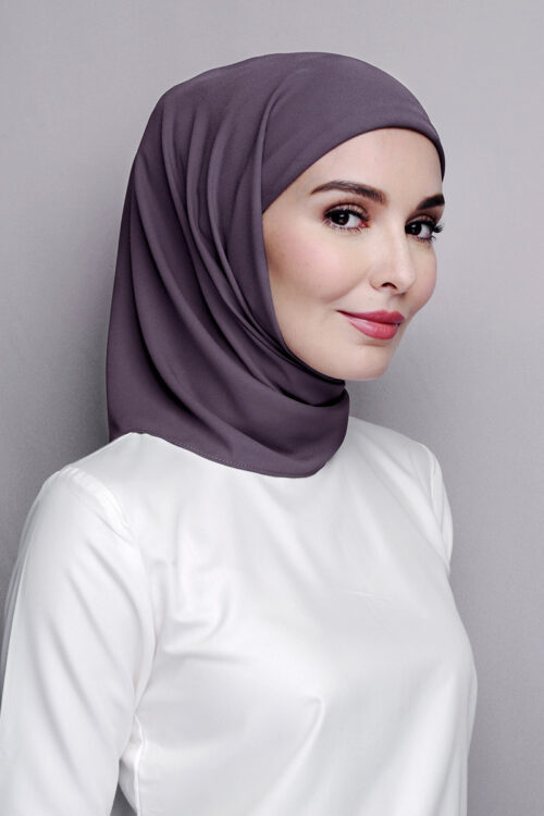 Tamara Hijab "Premium Chiffon Crepe" - Midnite Violet