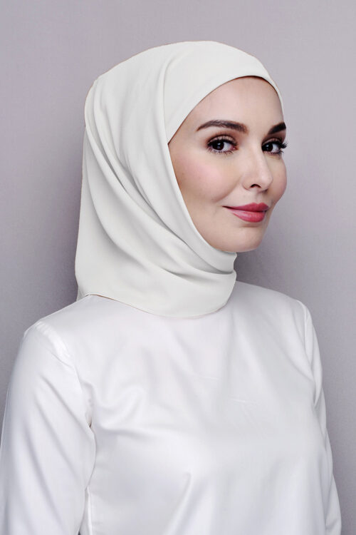 Tamara Hijab "Premium Chiffon" - Milky Snow