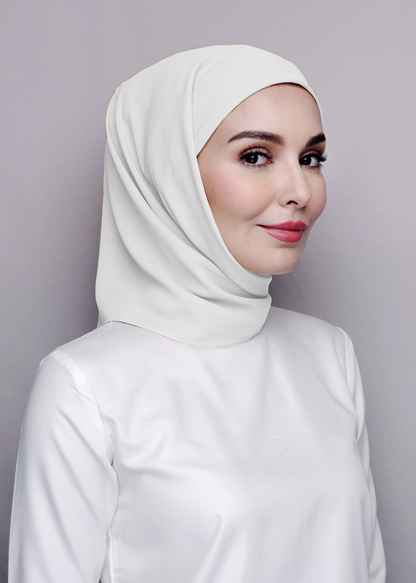 Tamara Hijab "Premium Chiffon" - Milky Snow