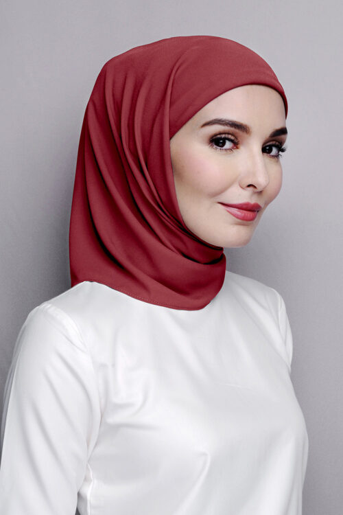 Tamara Hijab "Premium Chiffon" - Royal Ruby
