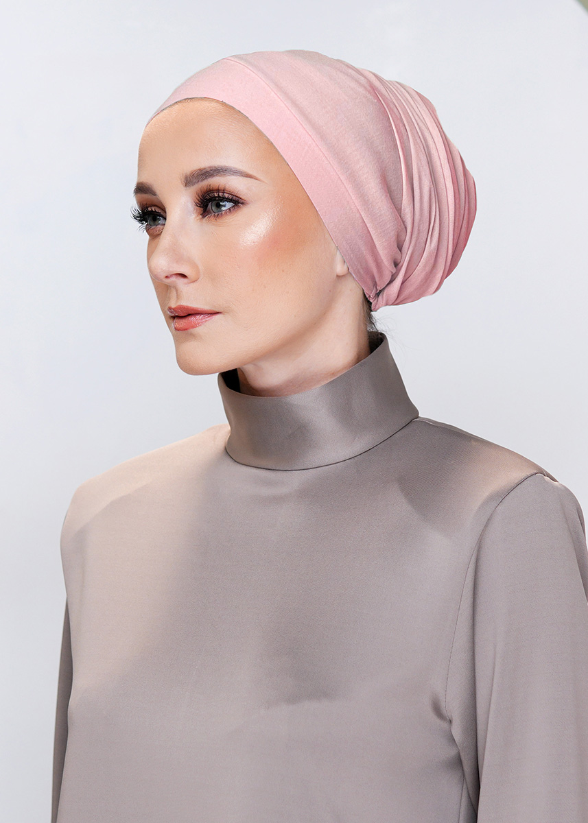 Celine Turban "Premium Voile" - Blushy Pink