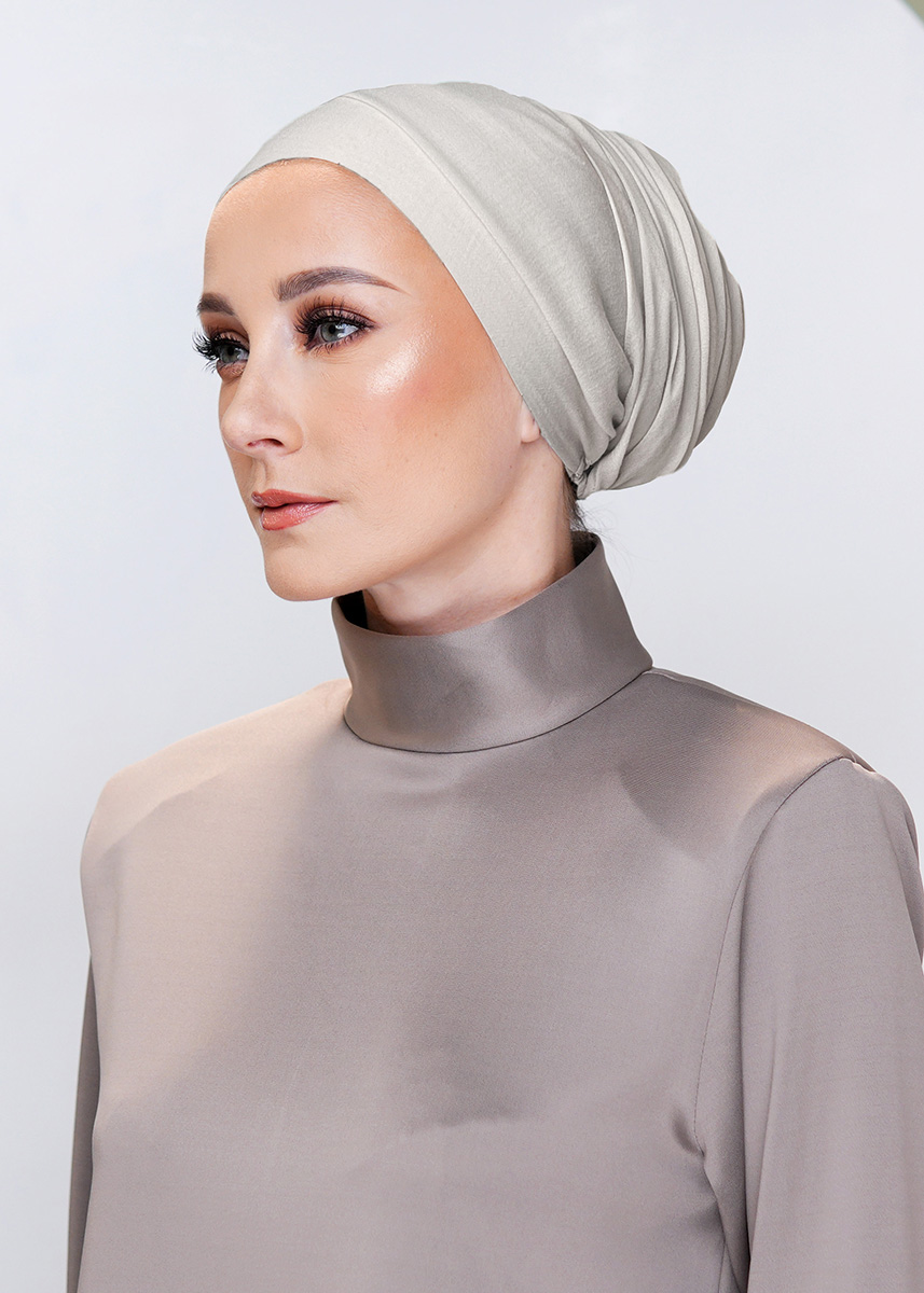 Celine Turban "Premium Voile" - Dusty Gray