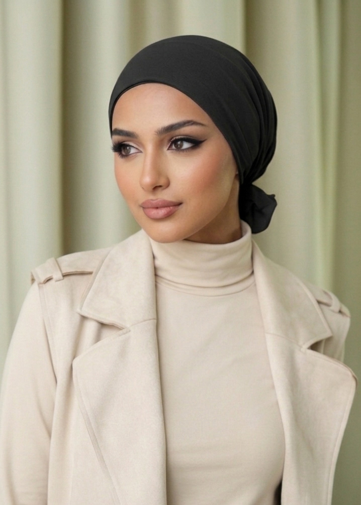 Naura Turban "Lite Chiffon" - Black