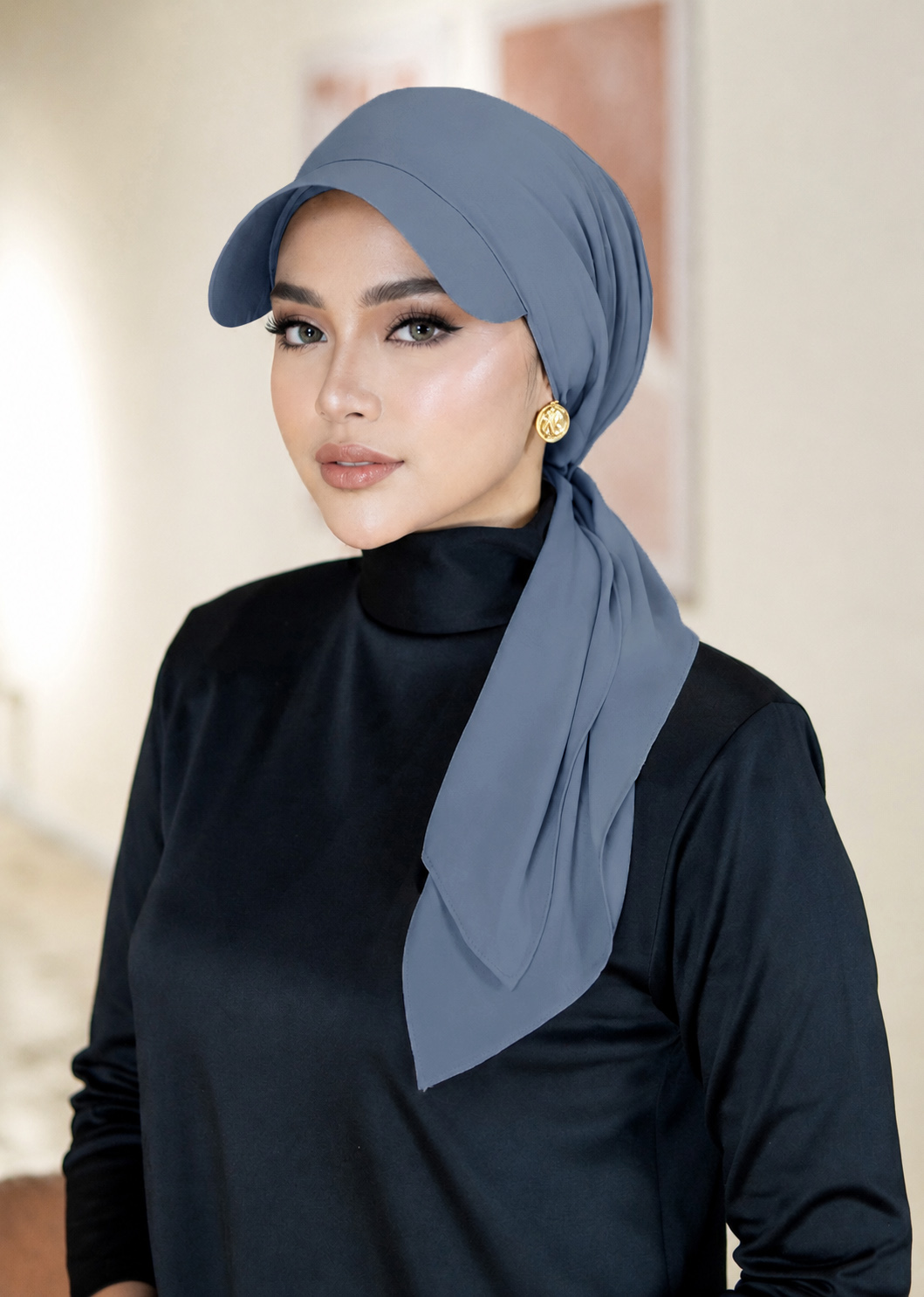 Laura Turban "Premium Chiffon" - Rainy Blue