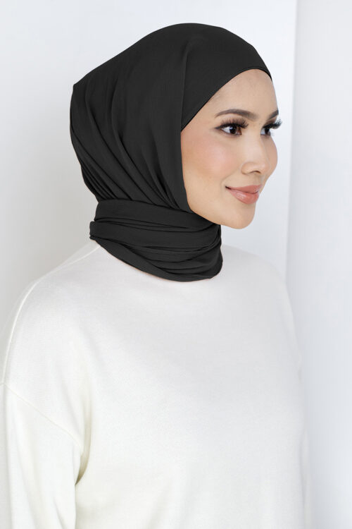 Mylia Hijab 2.0 "Lite Chiffon" - Black