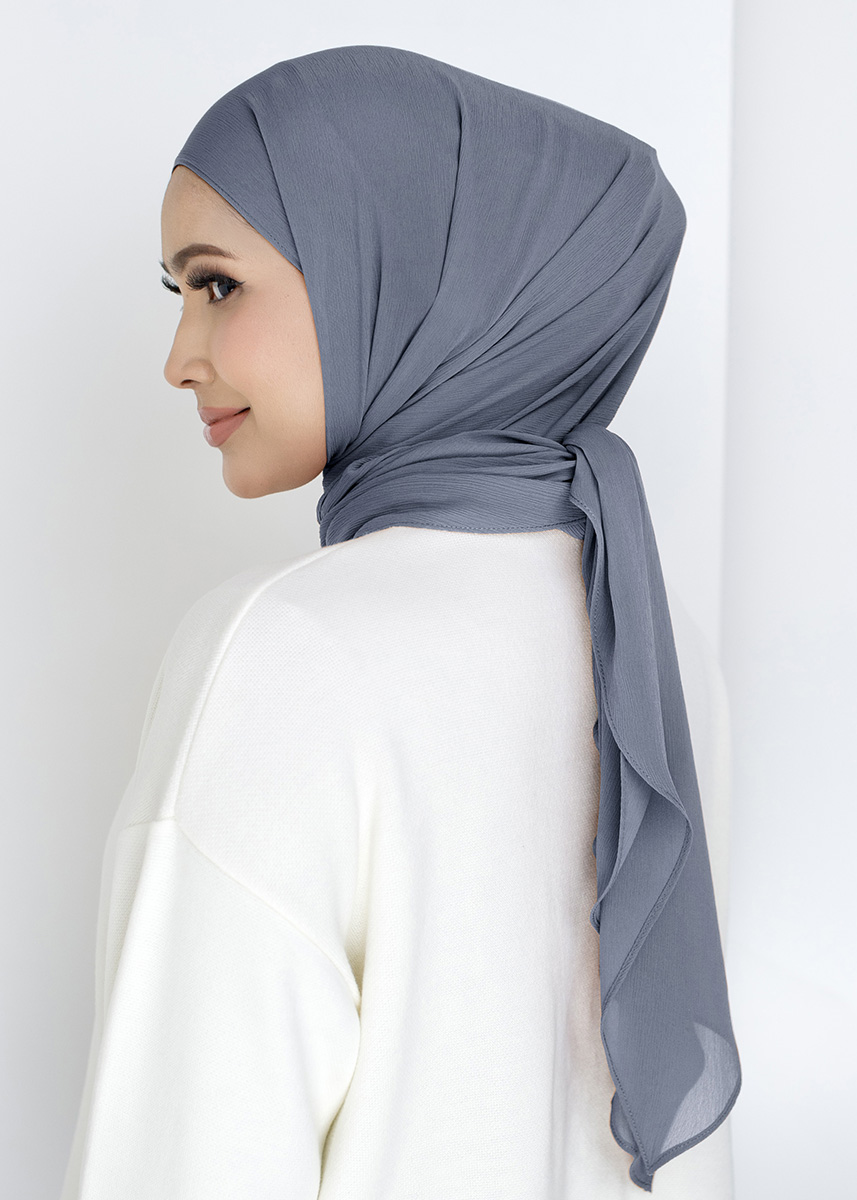 Mylia Hijab 2.0 "Lite Chiffon" - Moonlight - Image 2