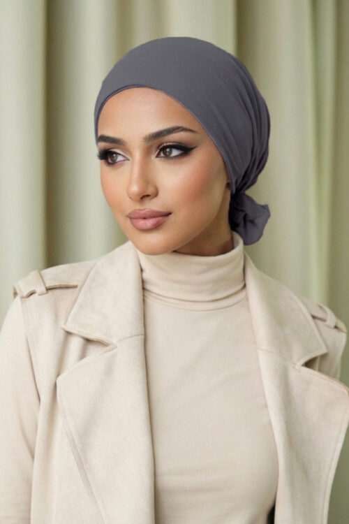 Naura Turban "Lite Chiffon" - Deep Gray