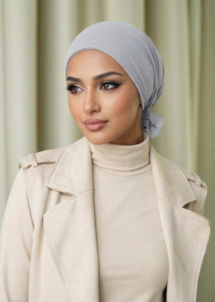 Naura Turban "Lite Chiffon" - Oat Gray