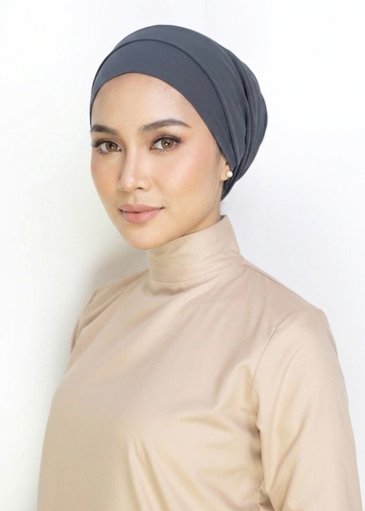 Scarlett Turban "Lite Chiffon" - Knight Gray