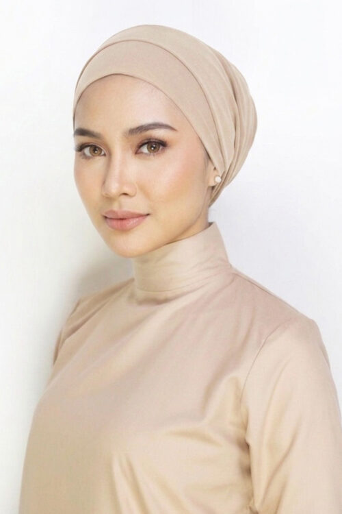 Scarlett Turban "Lite Chiffon" - Milk Tea