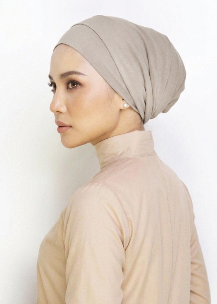 Scarlett Turban "Lite Chiffon" - Sandy Ash - Image 2