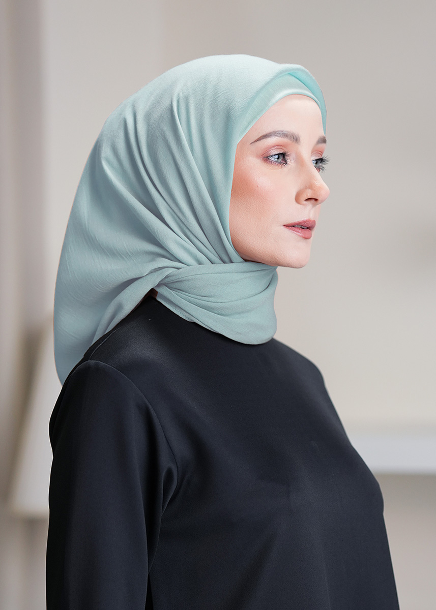 Talia Hijab "Premium Voile" - Icy Cloud