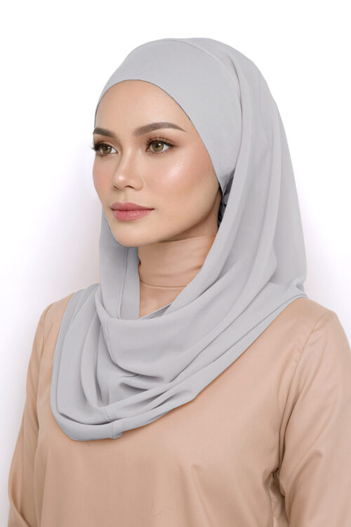 Andra Snood Turban "Lite Chiffon" - Sandy Gray