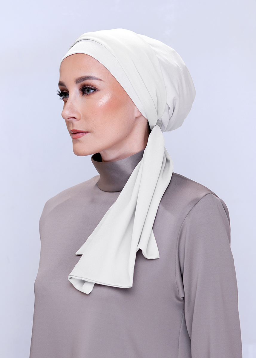 Chloe Turban "Casual Series"- Artic White