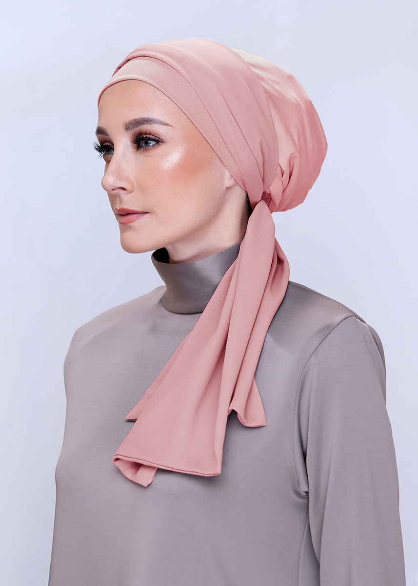 Chloe Turban "Casual Series"- Ash Rose