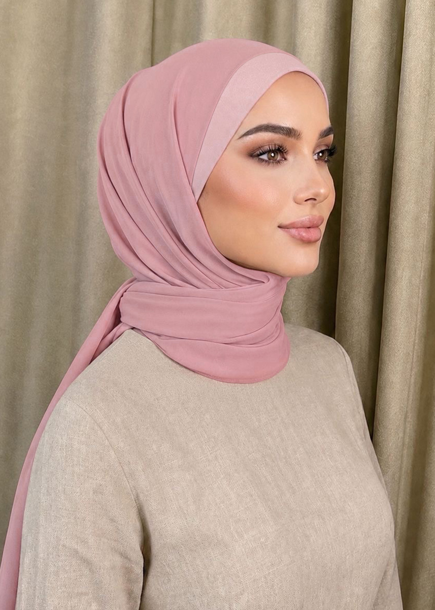 Eilia Hijab "Lite Chiffon" - Orchid Blush