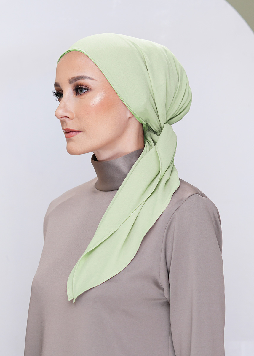 Lady Bonita Turban "Lite Chiffon" - Lite Pistachio
